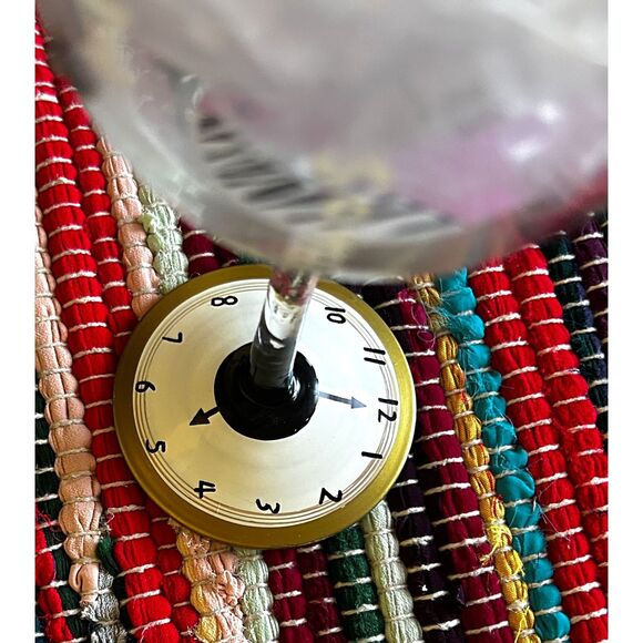 NEW! LOLITA LOVE MY WINE 5 O'CLOCK SOMEWHERE COLLECTORS WINE GLASS HAND PAINTED - Picture 5 of 11